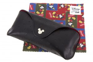 復古情懷的米奇眼鏡盒與拭鏡布套裝